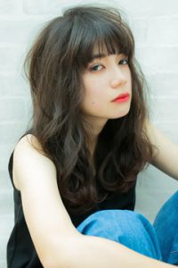 外国人風パーマスタイル